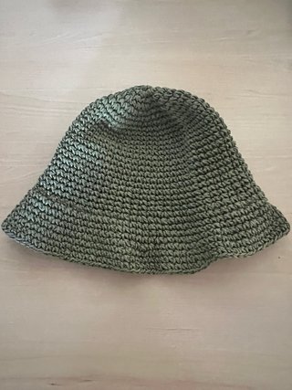 Sombrero pescador TEX verde paja