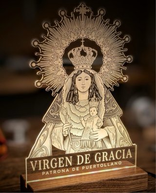 Virgen de Gracia Lámpara LED