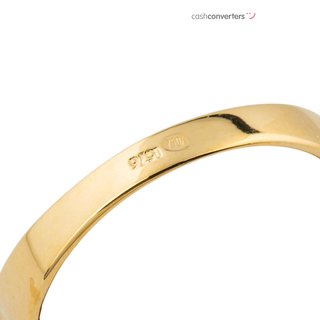 sello oro 18k con piedra con circonita t. 25 (20,7 mm)