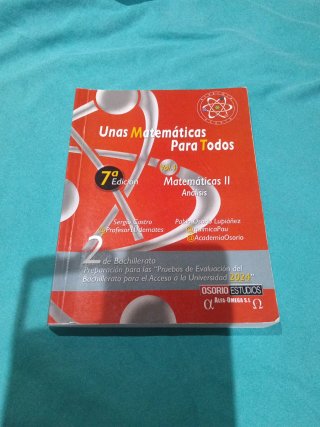 UNAS MATEMATICAS PARA TODOS.MATEMATICAS II