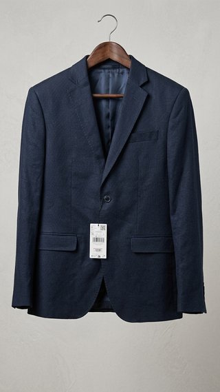 Americana Lino Azul