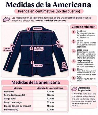Americana Lino Azul