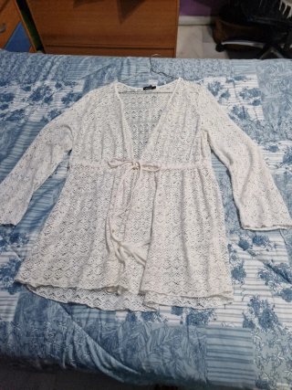Vestido playa In Extenso blanco talla única