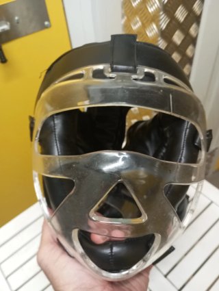 2 Cascos Boxeo con Protección Facial