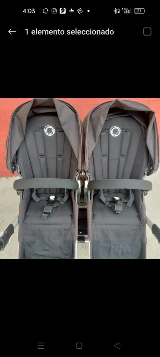 Bugaboo Donkey Gemelar Carro Cochecito Bebé