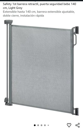 Barrera seguridad retráctil 140cm