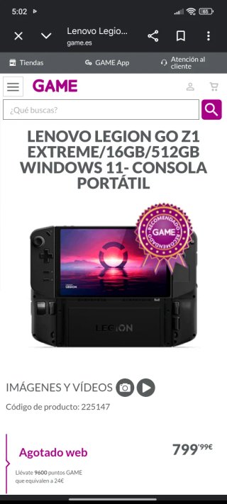 LENOVO LEGION GO Z1 EXTREME 2TB 16RAM