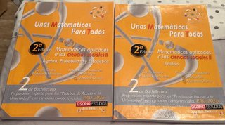 Libro de  matemáticas aplicadas a las C. S.