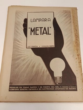 Periódico Histórico ABC 1933 - Huelga Barcelona -