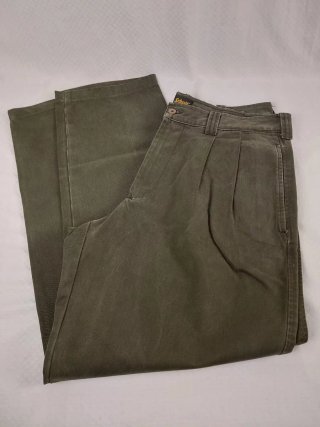 Pantaloni Schott Verdi Oliva Gamba Larga