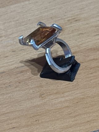 Anillo Plata Piedra Sultanita