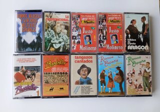 Cassettes Música Española Pasodobles Jota JustoMol