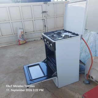 Cocina de gas 3 fuegos con horno