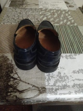 Zapatos de piel DAN JOHN negros Made in Italy