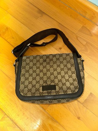 Borsa Gucci GG Canvas Marrone e Beige