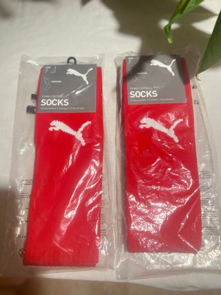 Calcetines Puma Fútbol Rojos