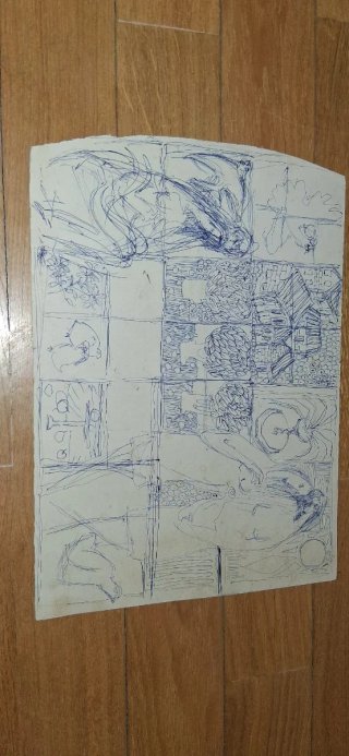 Dibujos Bocetos SALVADOR TORRE NARVAEZ atribuidos