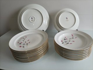 Platos Limoges Porcelana Florales