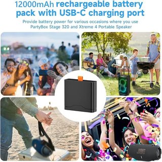 CITYORK batería 7.4V 12000mAh Altavoz JBL Stage320