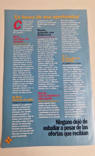 Revista Backstreet Boys Super Pop Capítulo 1