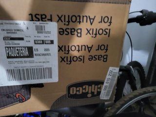 Base Isofix sin usar