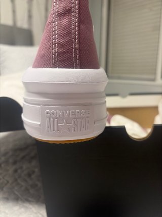 Botas Converse plataforma moradas