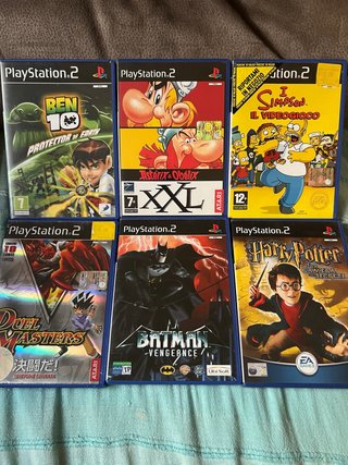 Giochi PS2: Ben 10, Simpsons, Harry Potter, Batman