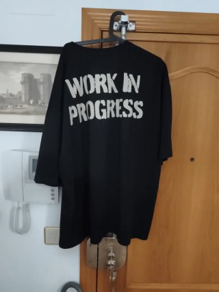 Camiseta Negra Prozis talla XL