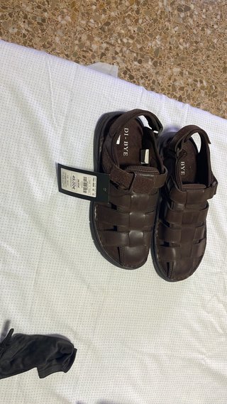 Sandalias DI-BYE Hombre Marrón Talla 43