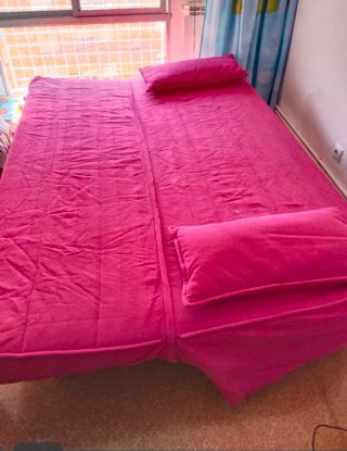 Sofá Cama Rosa Ikea