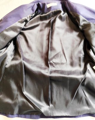 Blazer azul con cinturón
