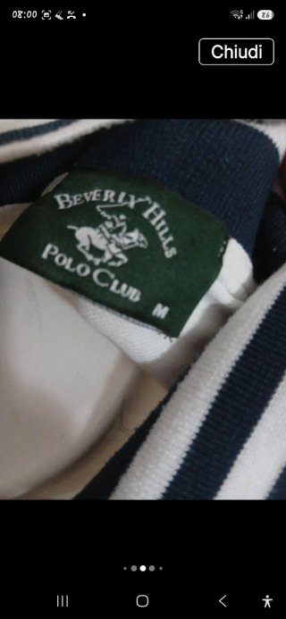 Polo Burberry Bianco Uomo Taglia M