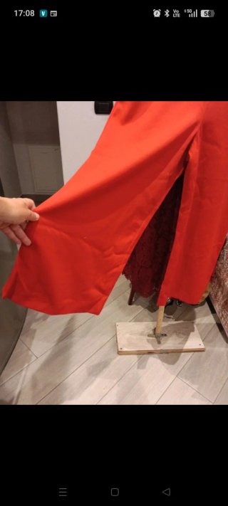 Pantaloni Rossi Alexander McQueen Taglia 40
