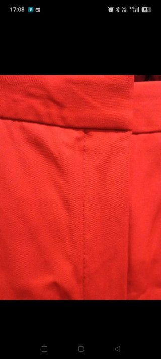 Pantaloni Rossi Alexander McQueen Taglia 40