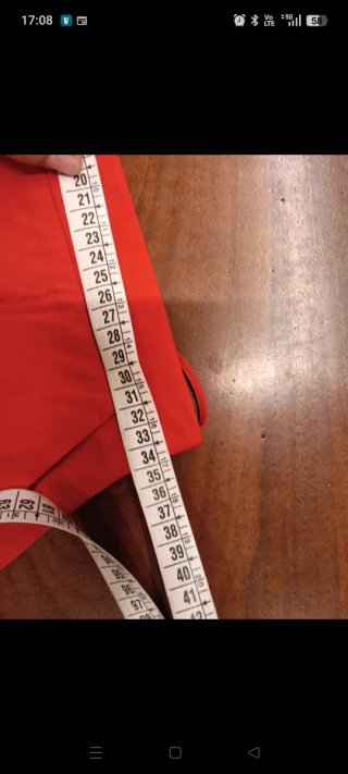 Pantaloni Rossi Alexander McQueen Taglia 40