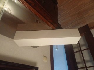 Mueble de madera blanco para baño