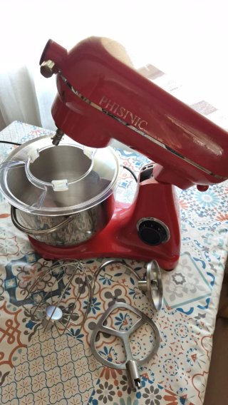 PHISINIC Batidora Roja 6 Velocidades