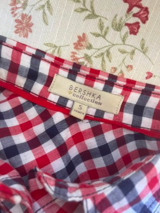 Camisa cuadros Bershka mujer