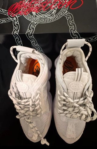 Scarpe da ginnastica Versace bianche