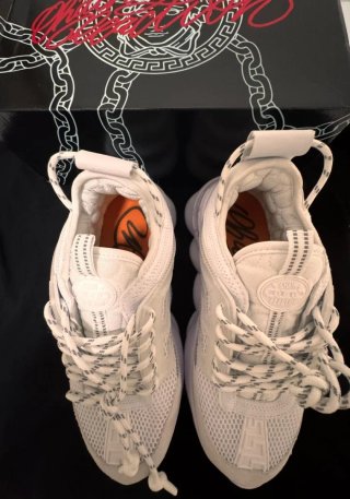 Scarpe da ginnastica Versace bianche