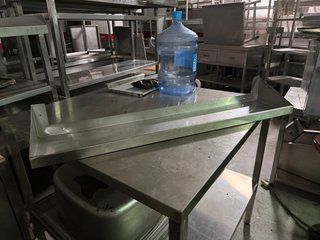 Balda acero inoxidable 120x25