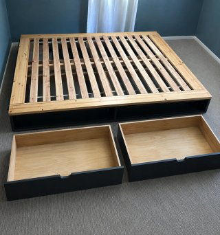 Base Cama IKEA Mandal con Cajones