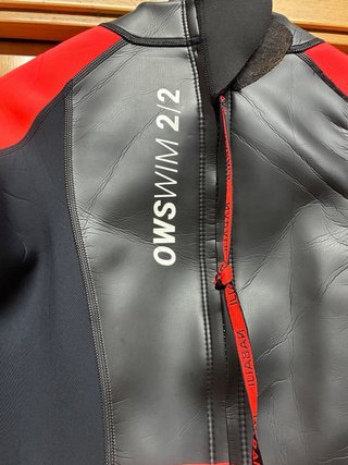 Traje Neopreno Nabaiji Mujer Negro/Rojo