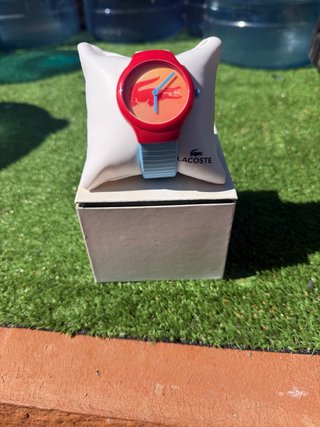 Reloj Lacoste Rojo y Azul