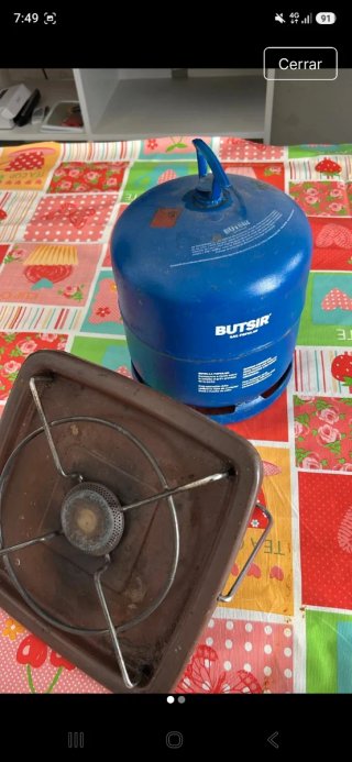 Botella Camping Gas + Hornillo Regalo