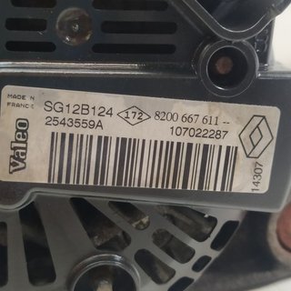 ALTERNADOR RENAULT MEGANE II FAMILIAR Dynamique