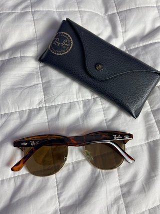Gafas de sol Ray-Ban Clubmaster Marrón/Dorado