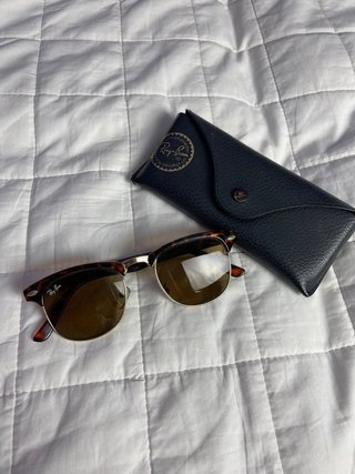 Gafas de sol Ray-Ban Clubmaster Marrón/Dorado
