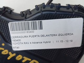 CERRADURA PUERTA DELANTERA IZQUIERDA TOYOTA RAV 4 Advance Hybrid