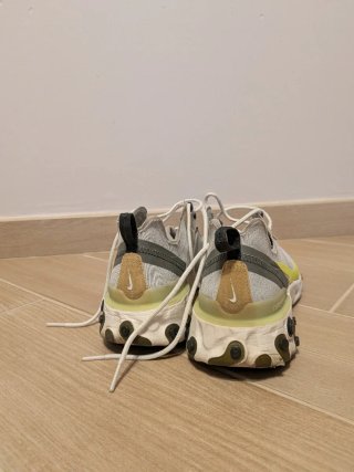 Nike React Element 55 Scarpa Grigio Giallo
